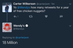 carter wilkerson 18 million chicken nuggets tweet 